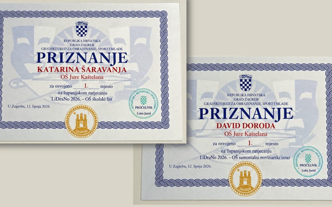 DOBILI SMO GRADSKA PRIZNANJA ZA LIDRANO