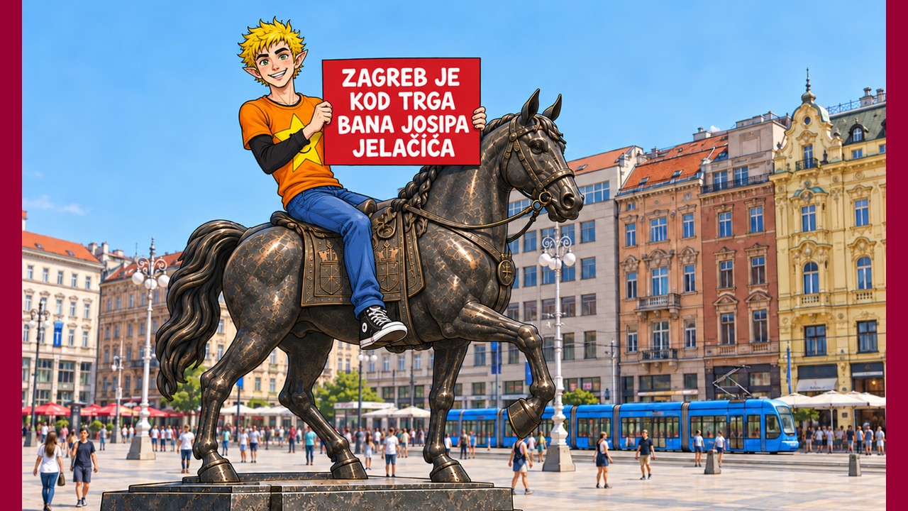 Zagreb je kod Trga bana Josipa Jelačića